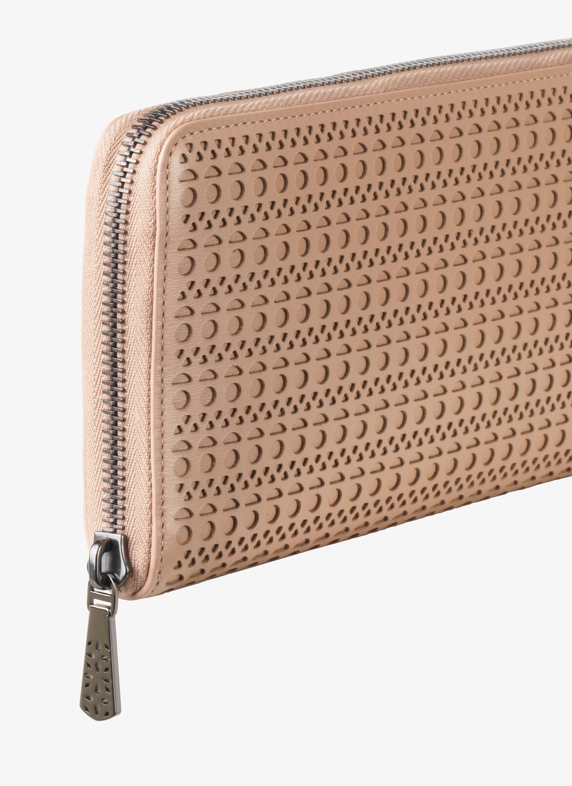 WALLET HOLDER CUIR LUX MICRO2 VIENNE SAND ALAÏA SANDY  WALLET HOLDER CUIR LUX MICRO2 VIENNE SAND